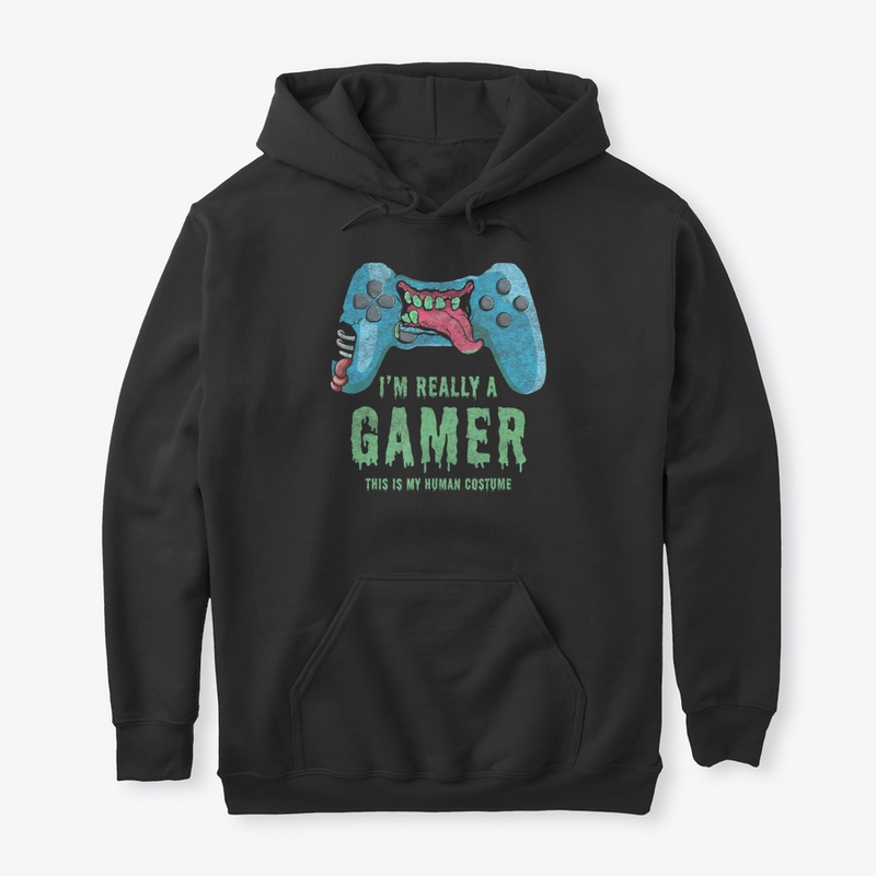 Funny Gamer Halloween This Is My Human C