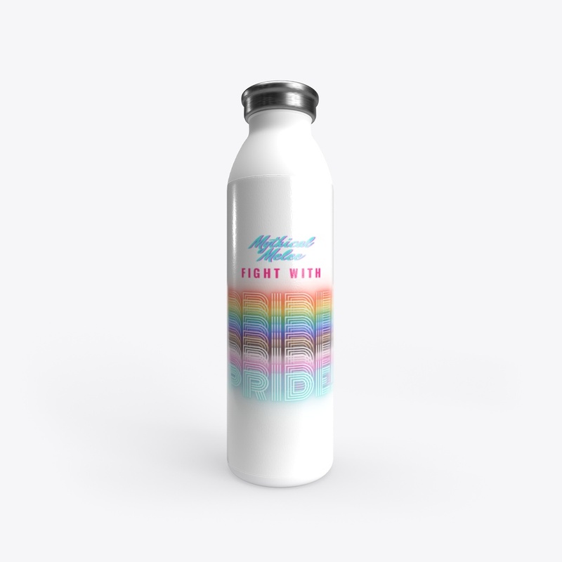 Fight with Pride - Neon Rainbow