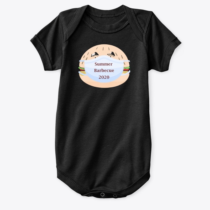 Summer Barbecue 2020 Hamburger Cartoon 