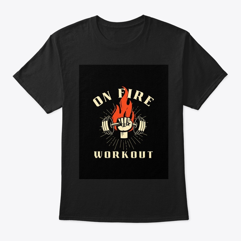 On fire workout , gym lovers 