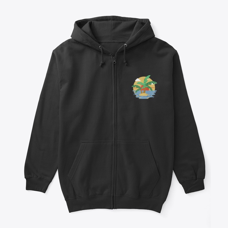 Zipper Hoodle  Beach Lovers 
