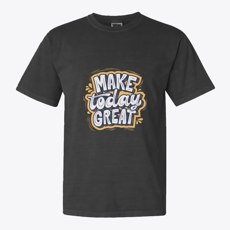 Make today great logo tshirt 