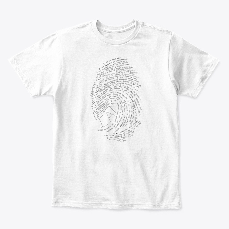 Thumb Print White T-Shirt