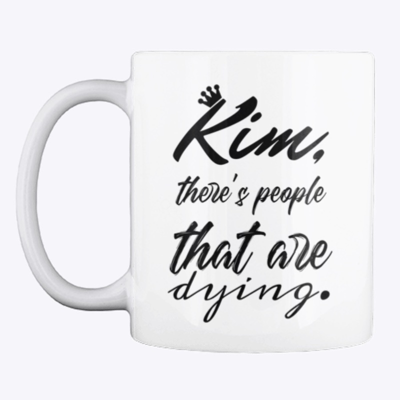 kim, letter mug