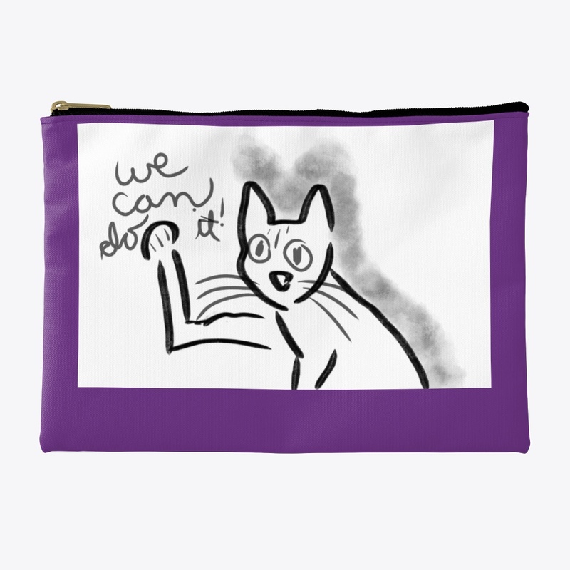 SMILEY CAT- RIVETER, WE CAN DO IT