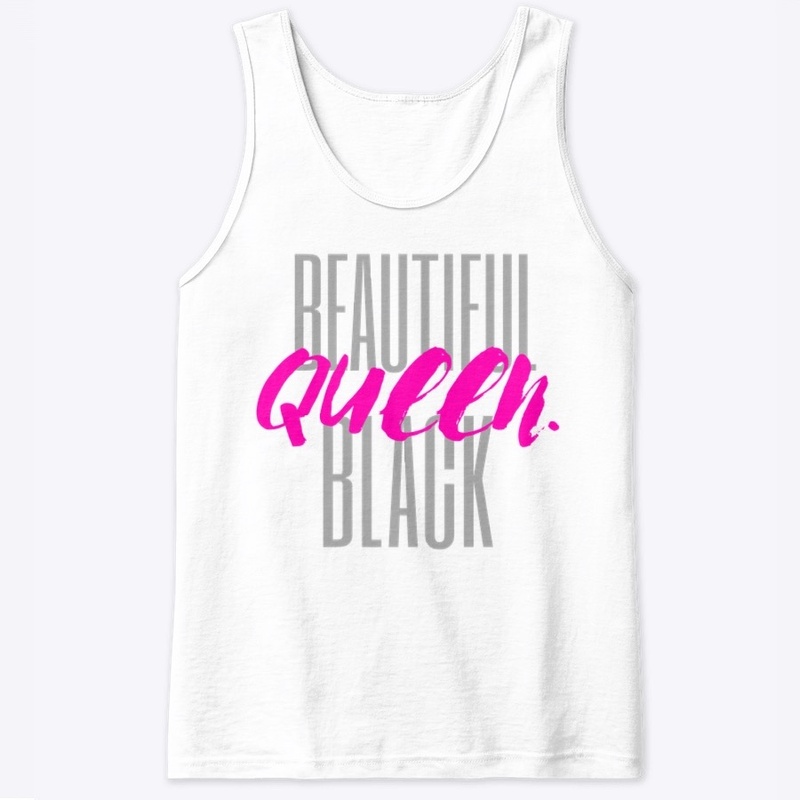 Beautiful Black Queen Tank Tops