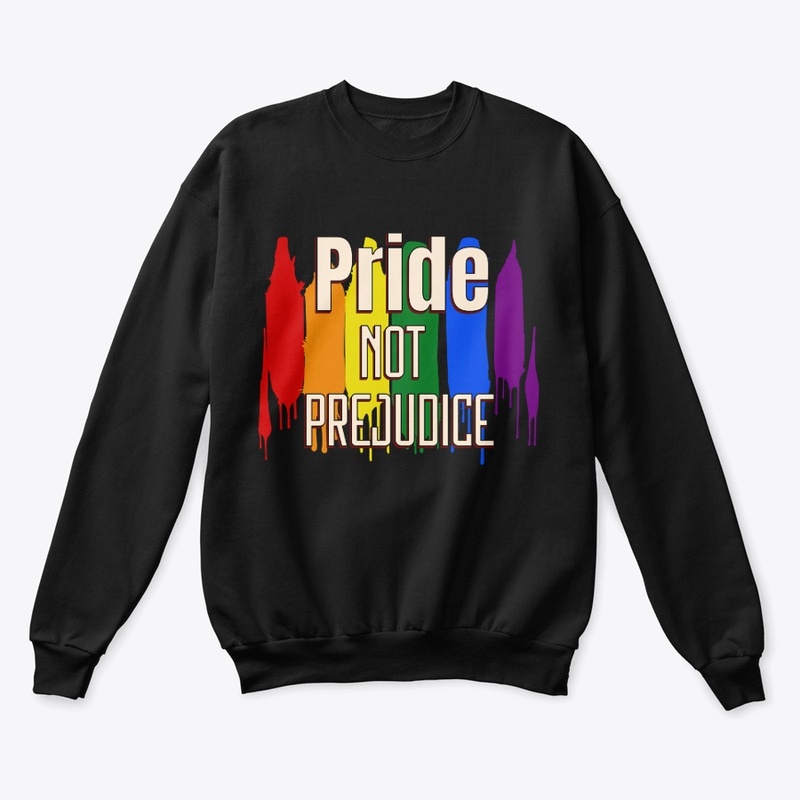 Pride Not Prejudice Paint Pride Flag