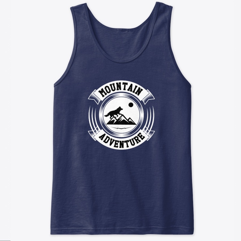 Adventure mountain white shirt