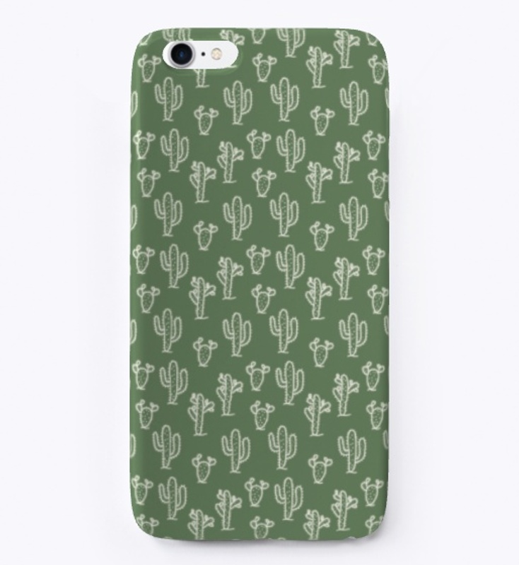 Cute Seamless Pattern with Cactus 2