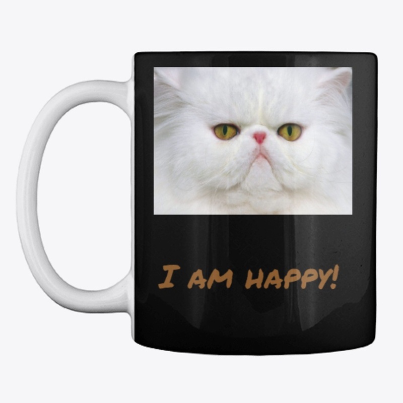 I am happy! cat shirt.