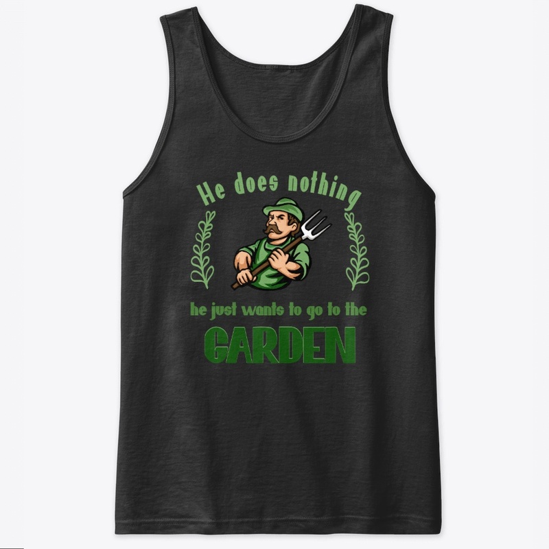 Gardener just wants to go to the garden.