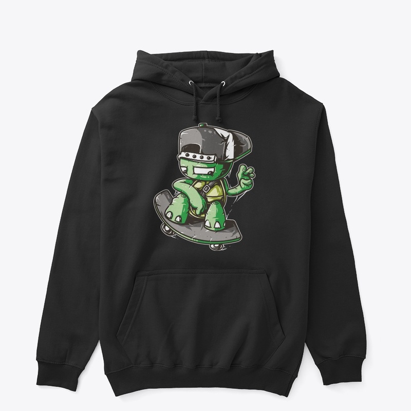 Skateboarding Turtle Tee