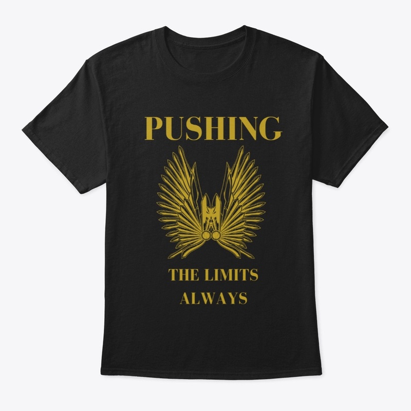 T SHIRT " PUSHING THE LIMITS"