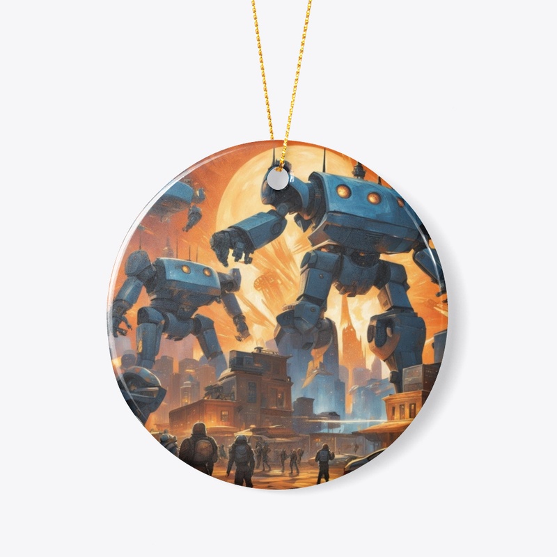 Large robot t-shirt