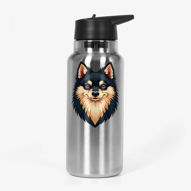 Beautiful Pomeranian Illustration