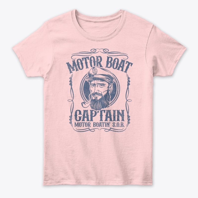 Motor Boat Captain Funny Pontoon Boating