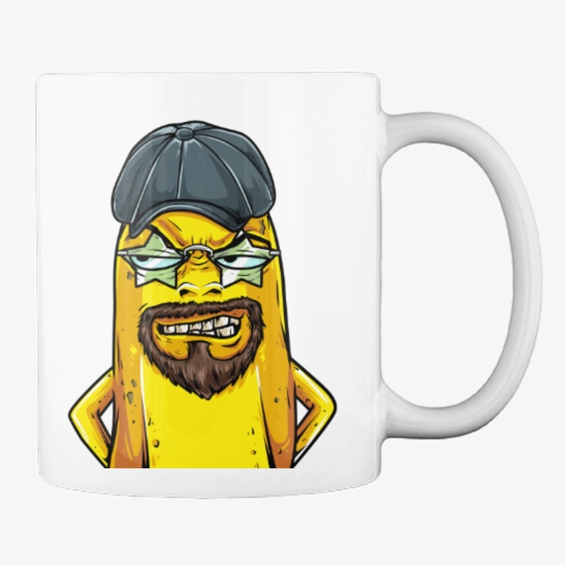 Yellow Ring Beard Star Glasses Banana