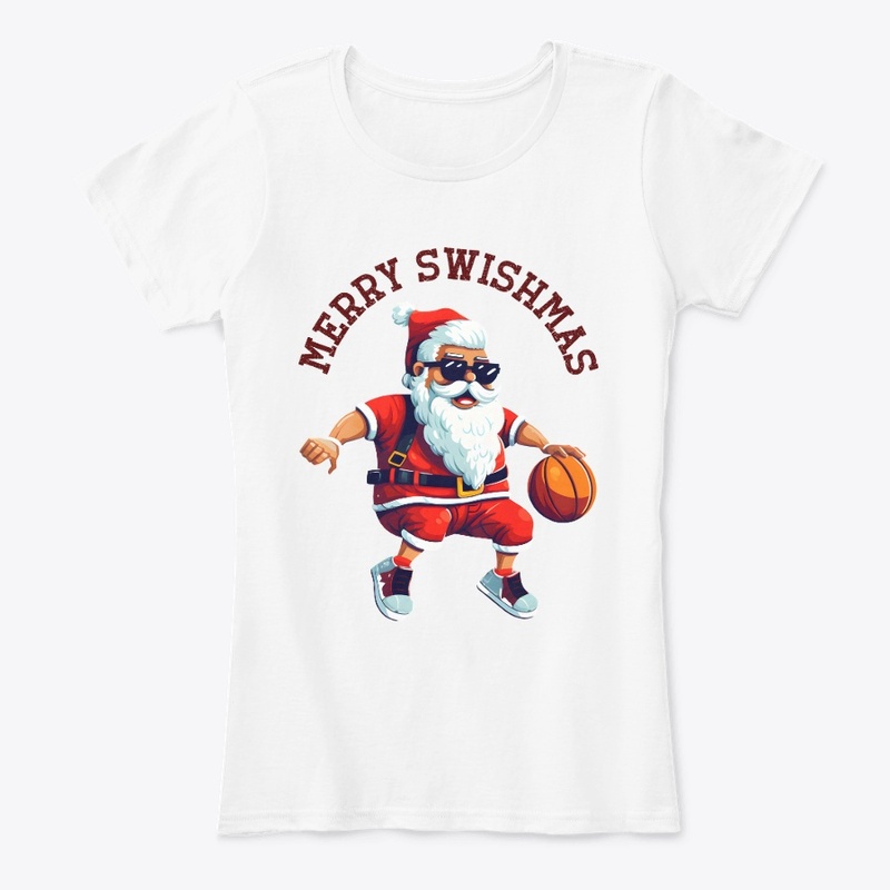 Merry Swishmas Santa Basketball