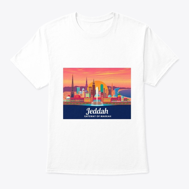 Jeddah Red Sea Bride Skyline Art
