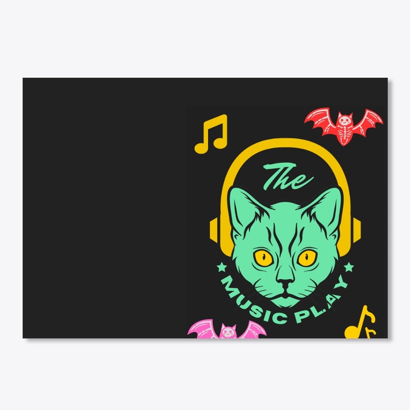 Cat music t-shirt