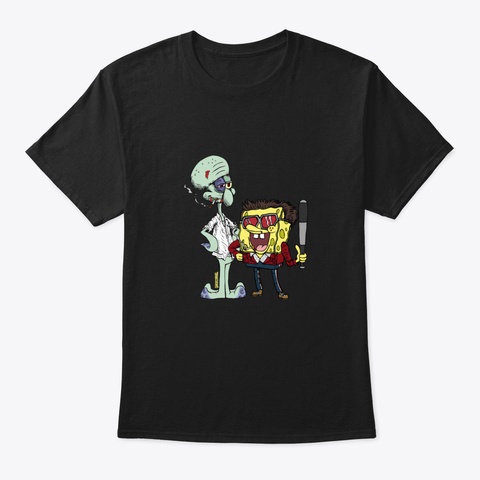 Squid Club Black T-Shirt Front