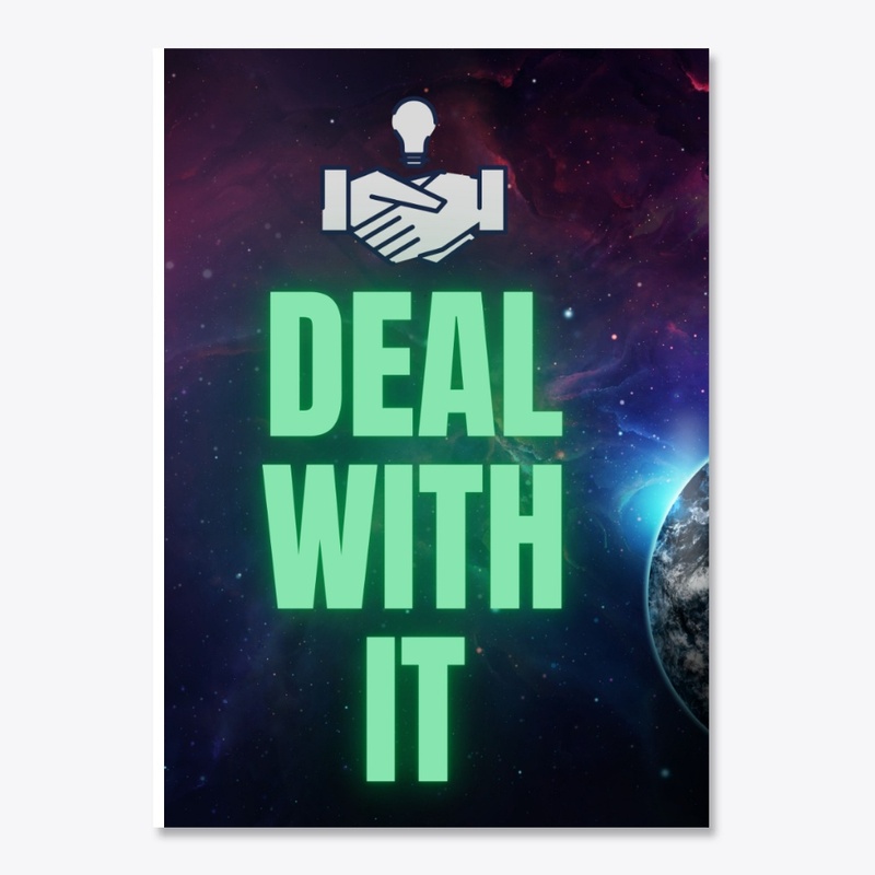 Cool "Deal with it" typographic art