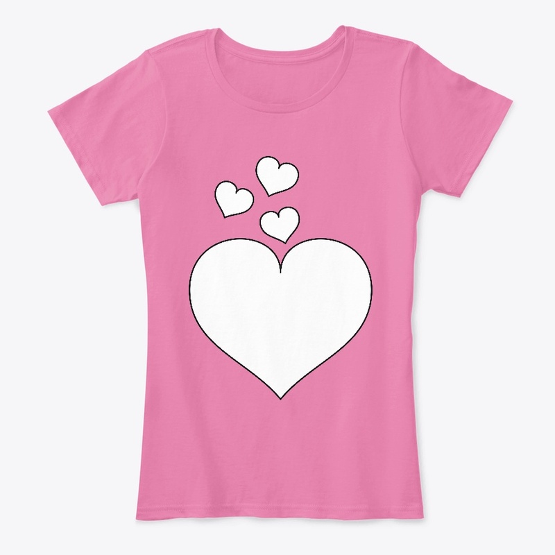 White Heart Tee