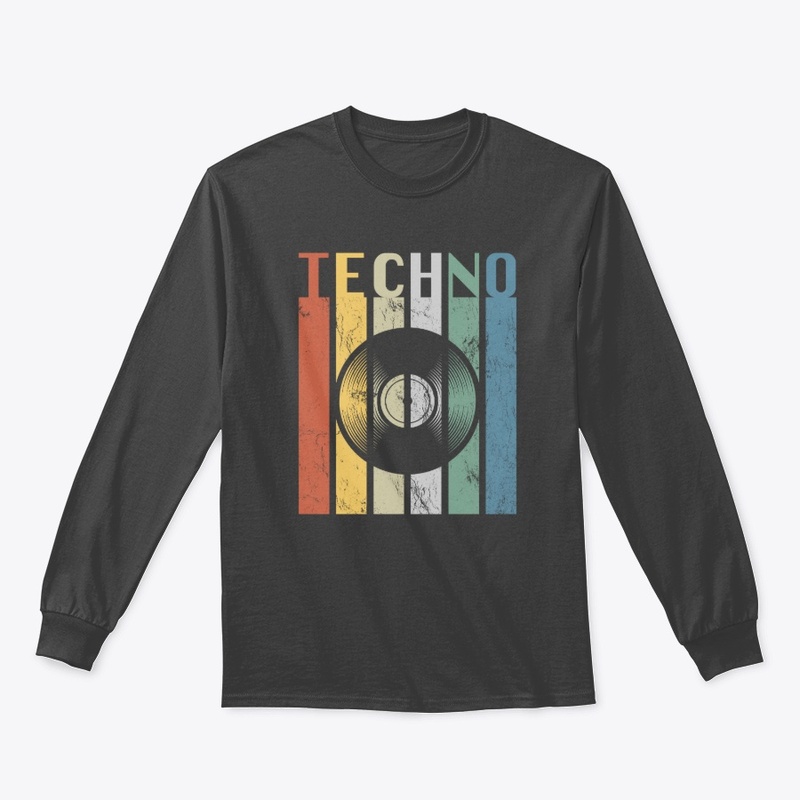 Techno Vintage Multicolor Stripes Vinyl