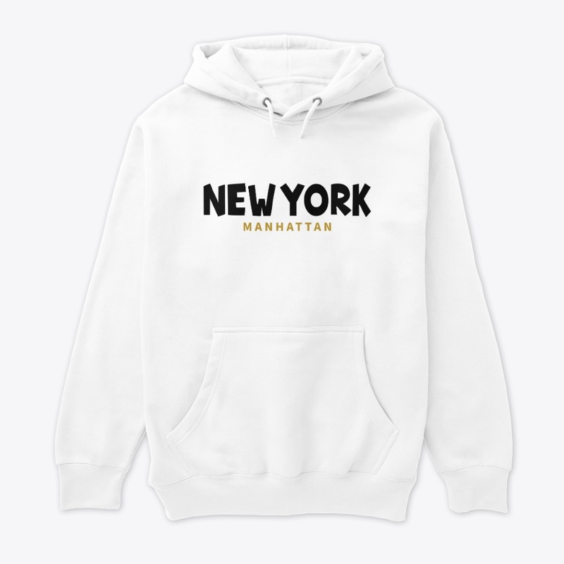 New york Manhattan typographic design