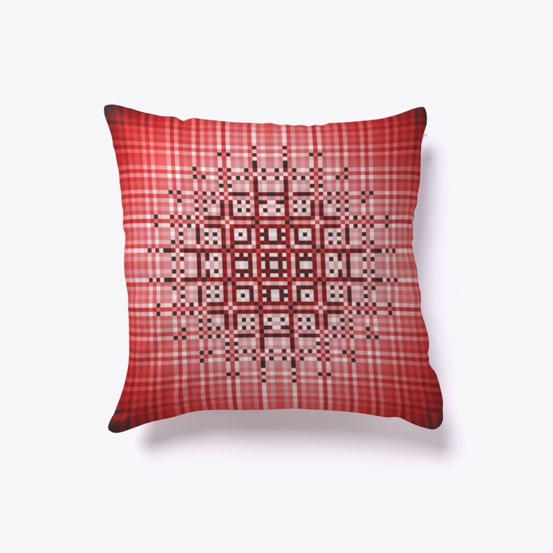 Red Matrix Pillow