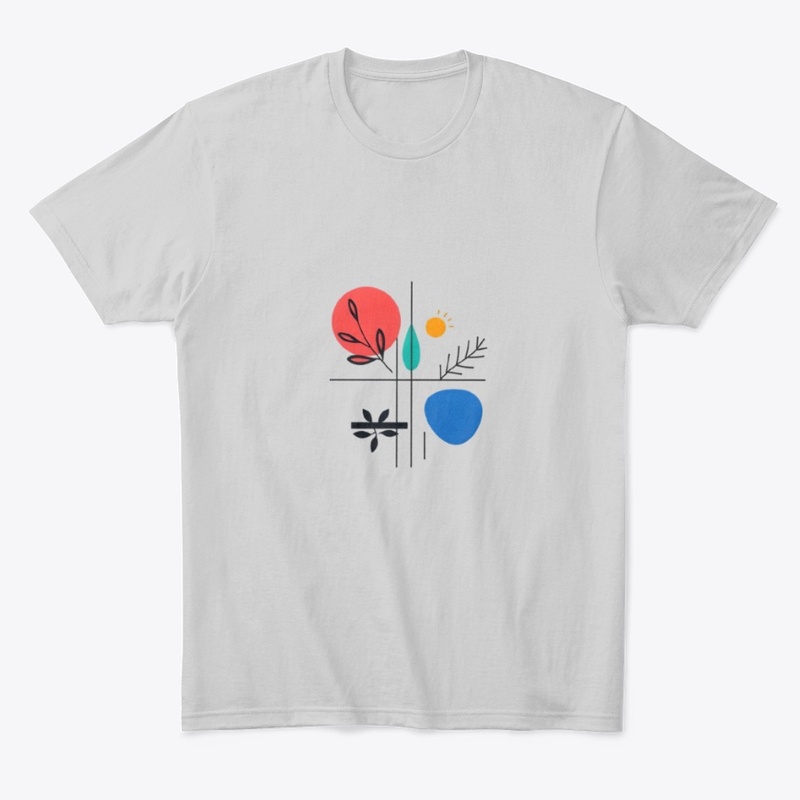Minimalist graphic T-shirt design B