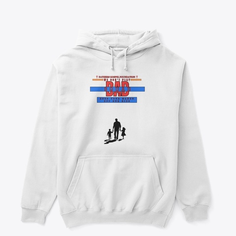 Dad Squad Merch White T-Shirt Front