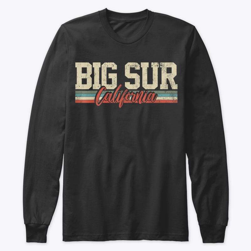 Big Sur California Retro Vintage T Shirt