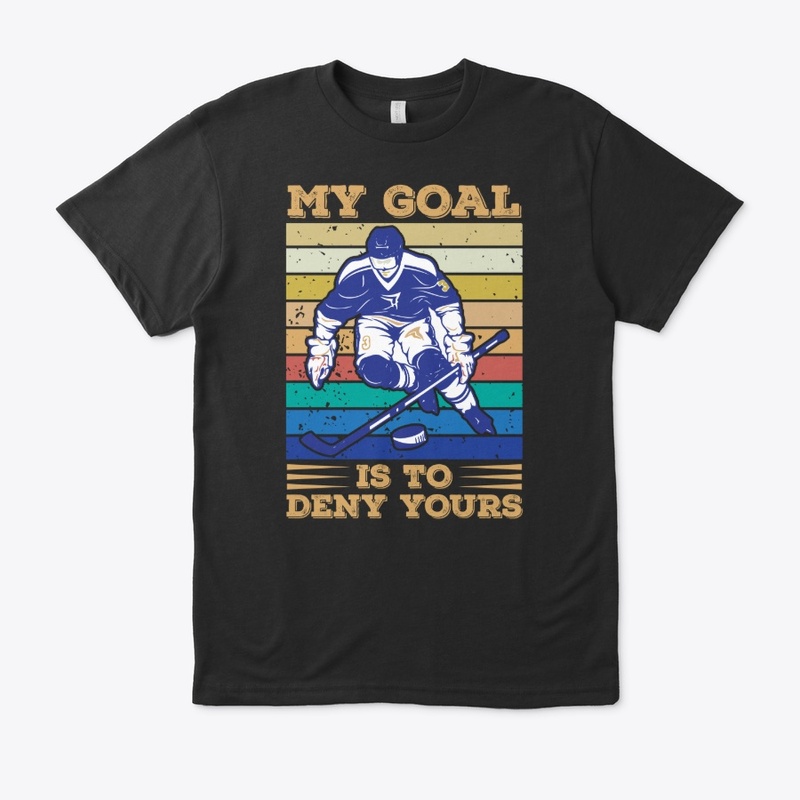 Retro Style Ice Hockey Players T shirt