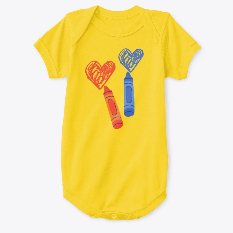 Crayon Hearts