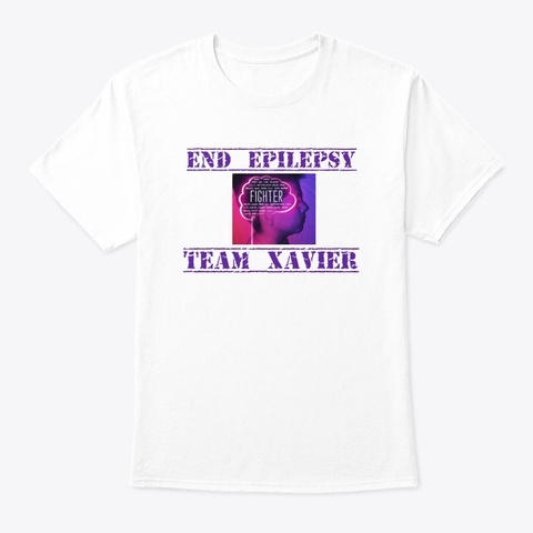 Team Xavier White áo T-Shirt Front