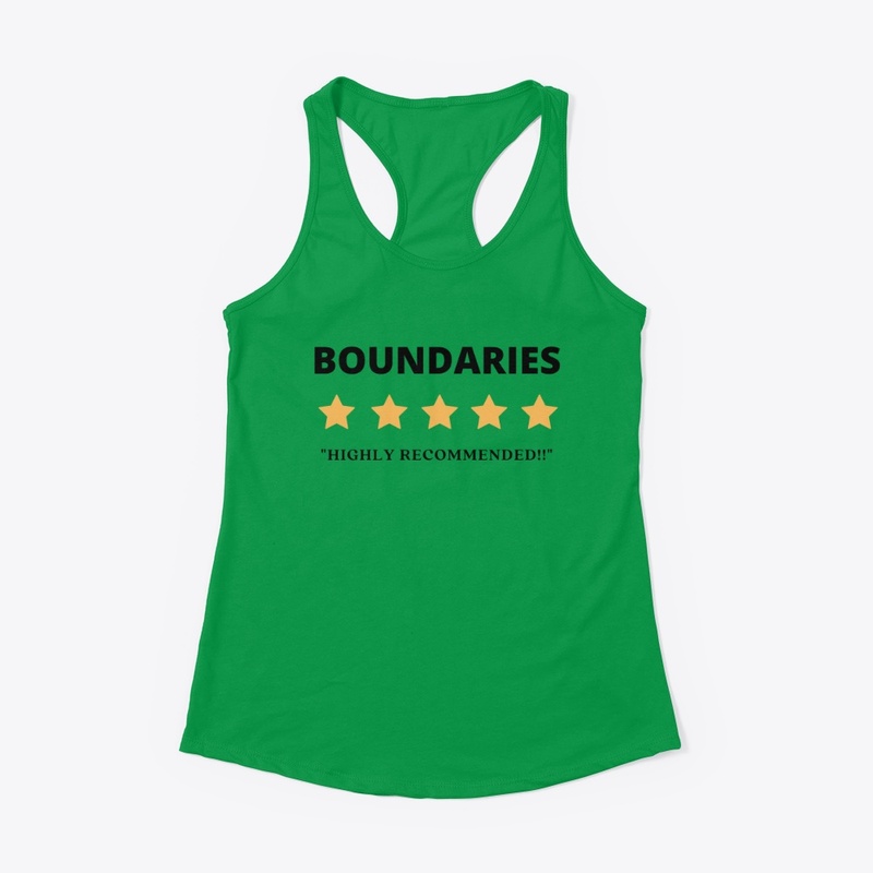 Boundaries w/Black Writing