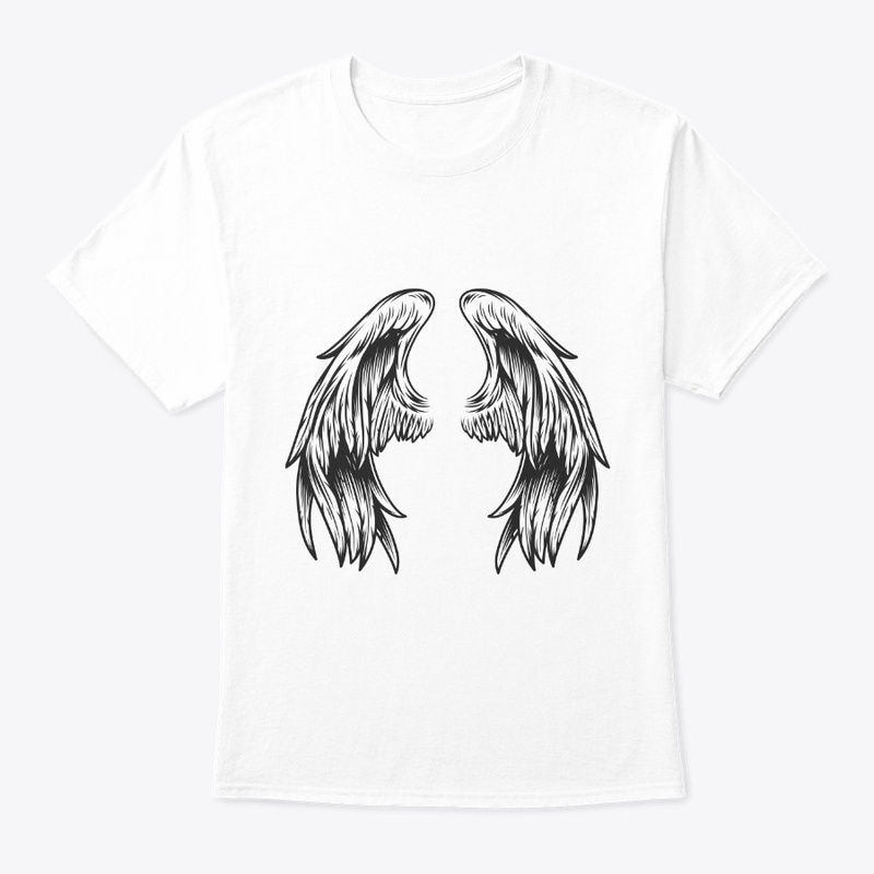 Wings on t-shirt