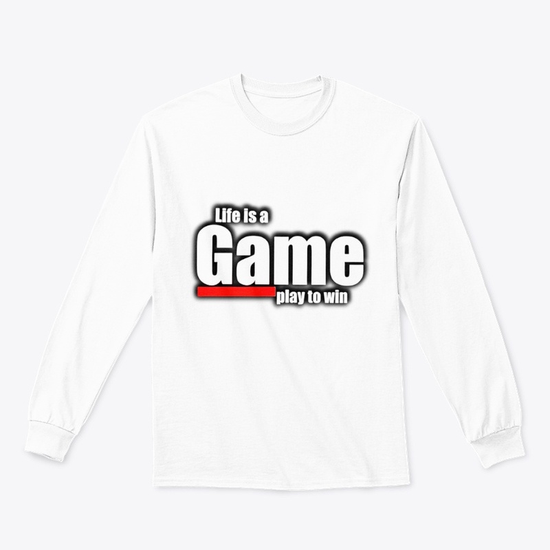 Life is game tshirt graphic design 