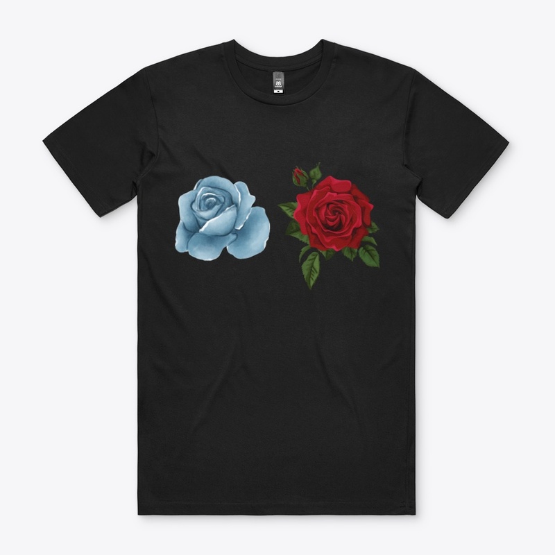 Blue and Red Rose
