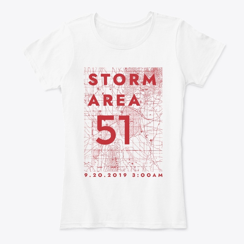 Storm Area 51 Map Tee