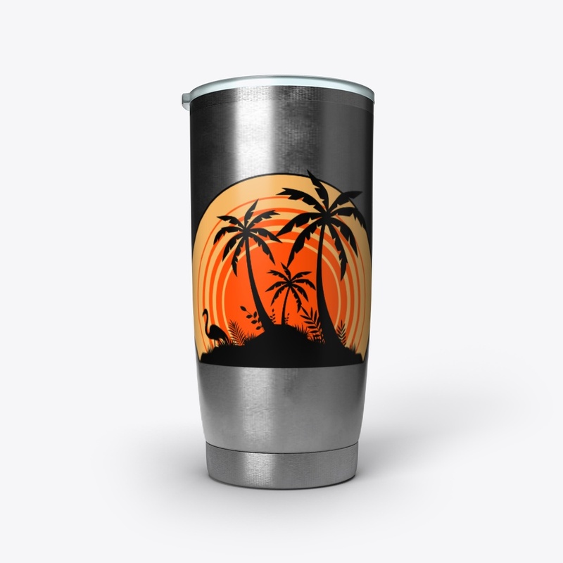 Paradise Beach Scene