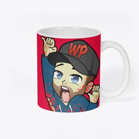 Zombie Worthy Cup Red áo T-Shirt Back
