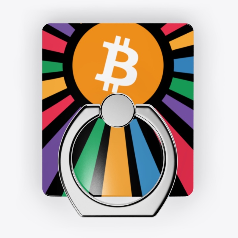 Bitcoin Retro Sunrise