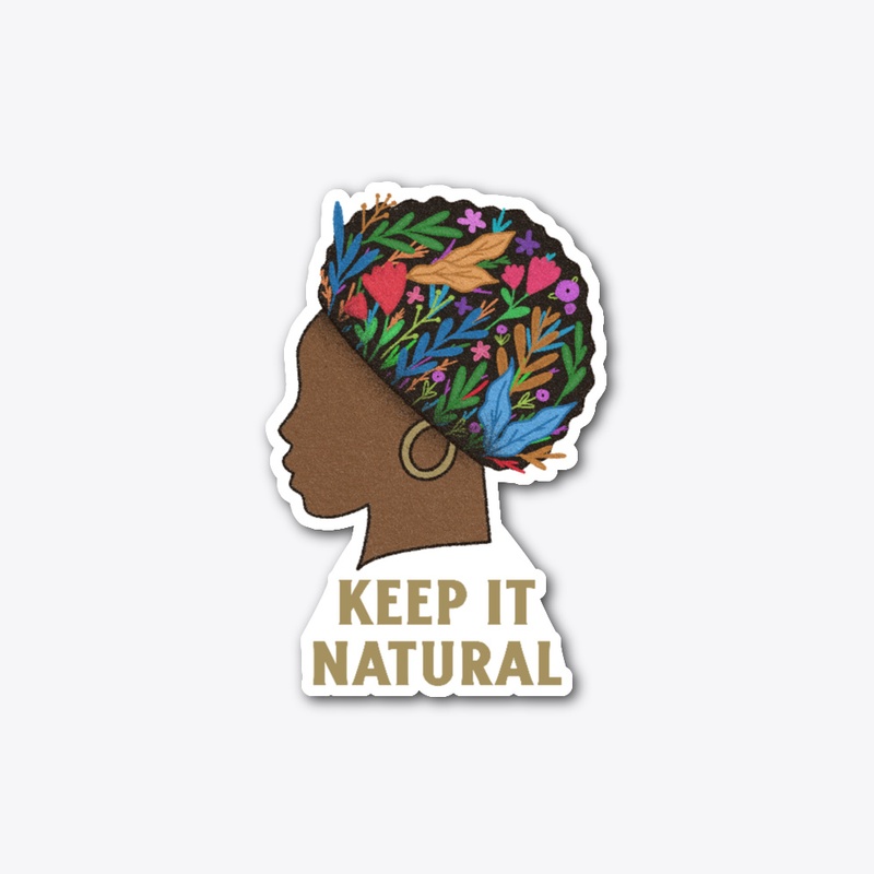 Keep it natural afro woman