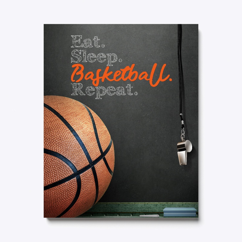 Eat. Sleep. Basketball. Canvas Print