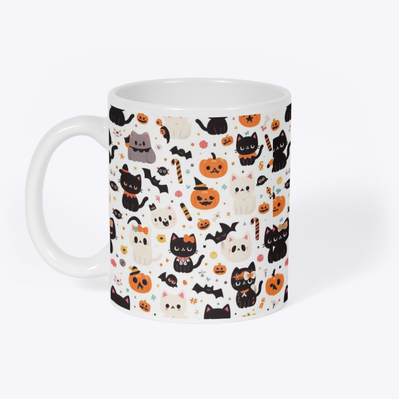 Whimsical Halloween kitty party 