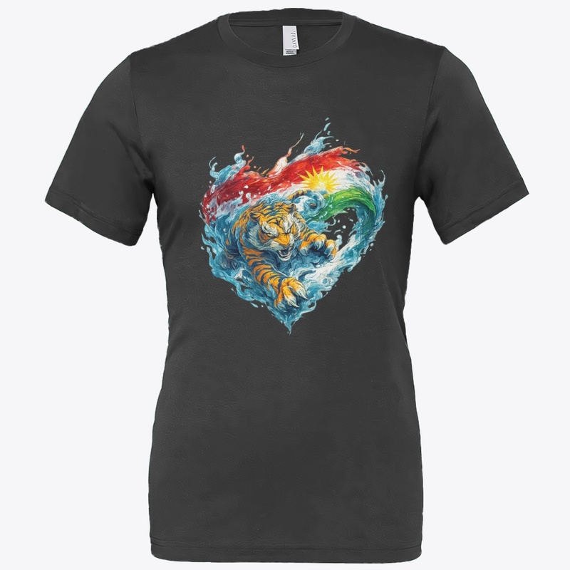 Kurdish Tiger Spirit Heart of the Waves