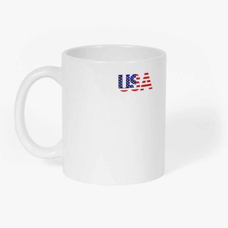 USA American Flag  T Shirt Design