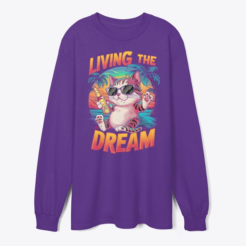 Cat Dream t-shirt design